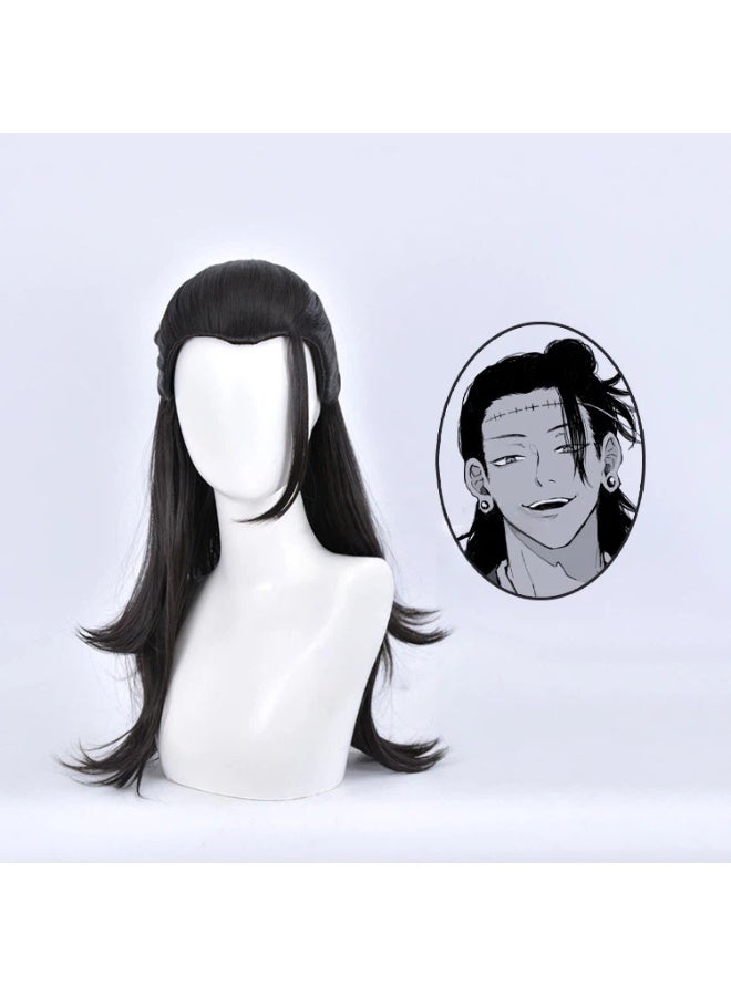 general Jujutsu Kaisen Geto Suguru cosplay Wig as a gift for family and friends - Image 1