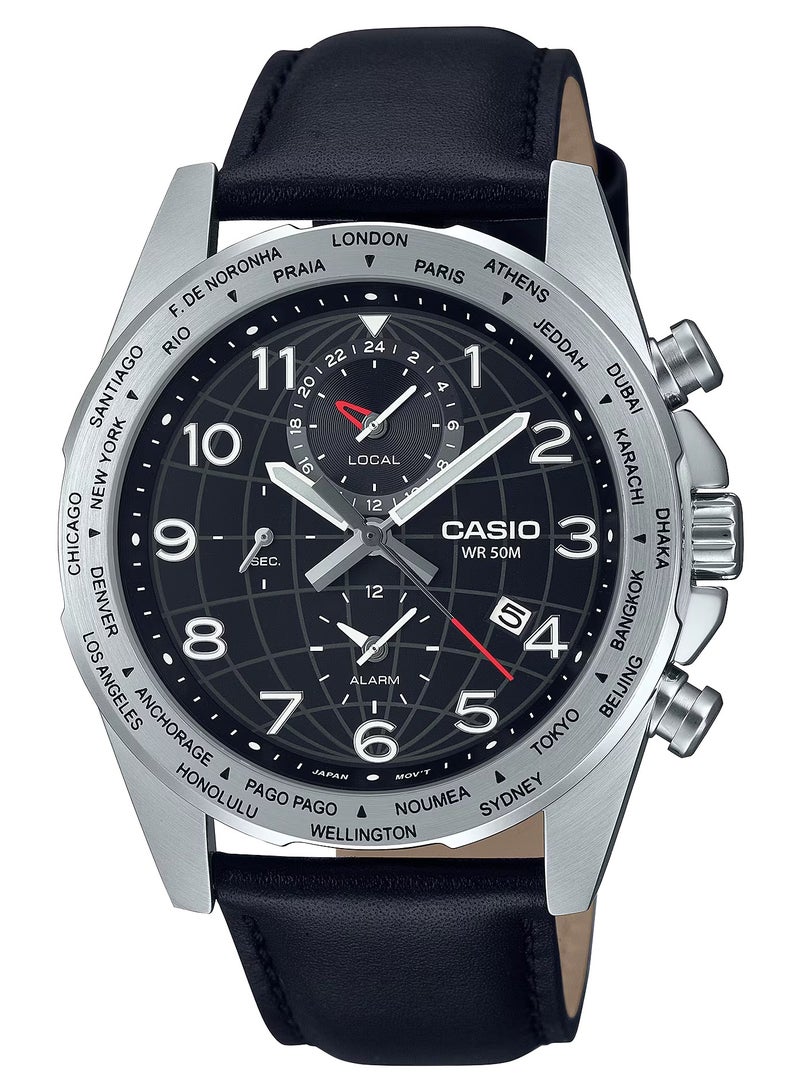 CASIO Men's classic analog watch - MTP-W500L-1AVDF - Image 1