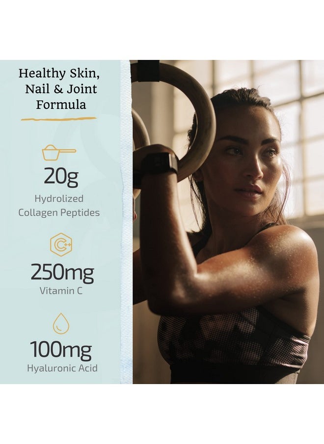 VTC - Vitatradingco. Grassfed Collagen Peptides Plus Hyaluronic Acid And Vitamin C ; Pasture Raised ; Paleo & Keto Friendly ; Gluten And Dairy Free ; Nongmo ; Type I And Iii ; Unflavored ; 30 Servings - Image 1