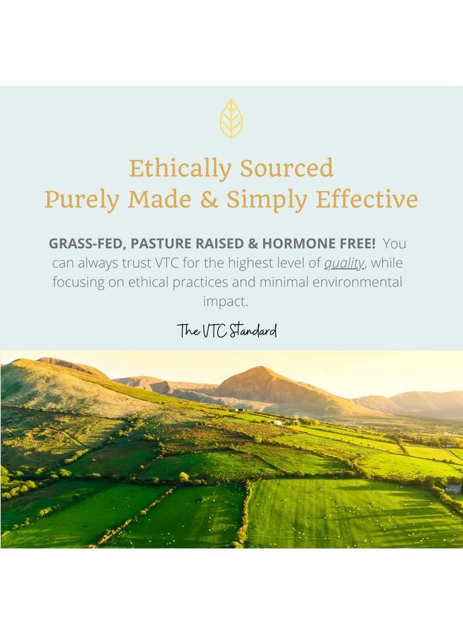 VTC - Vitatradingco. Grassfed Collagen Peptides Plus Hyaluronic Acid And Vitamin C ; Pasture Raised ; Paleo & Keto Friendly ; Gluten And Dairy Free ; Nongmo ; Type I And Iii ; Unflavored ; 30 Servings - Image 1