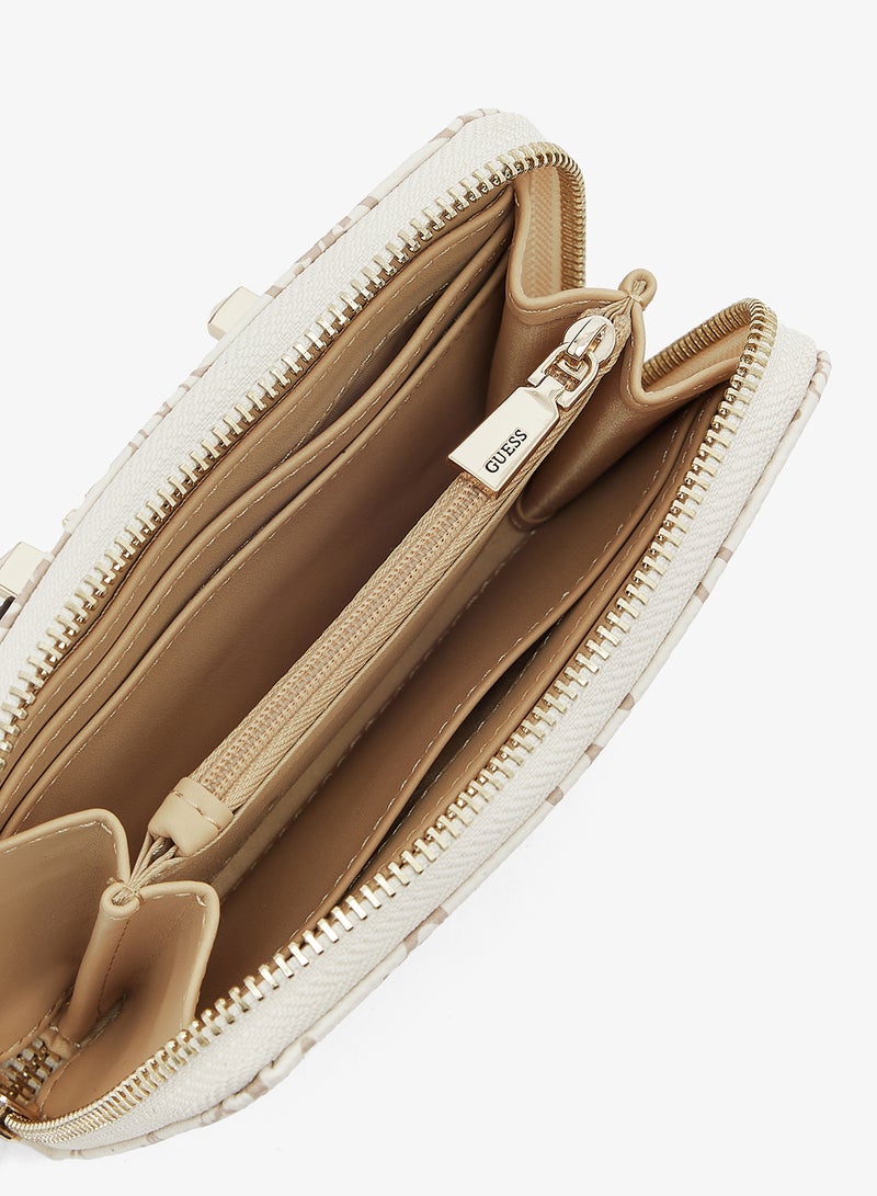 GUESS Silia Medium Zip Around Wallet - Image 4