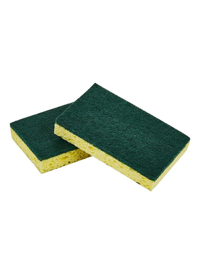 Orchid Neco 2 Pcs Dual Sided Scrub Sponge For Kitchen 