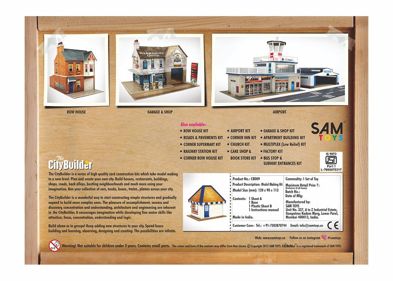 The CityBuilder Ice Cream Stall Model Making Kit 1:43 Scale (7mm) O Gauge - Image 2