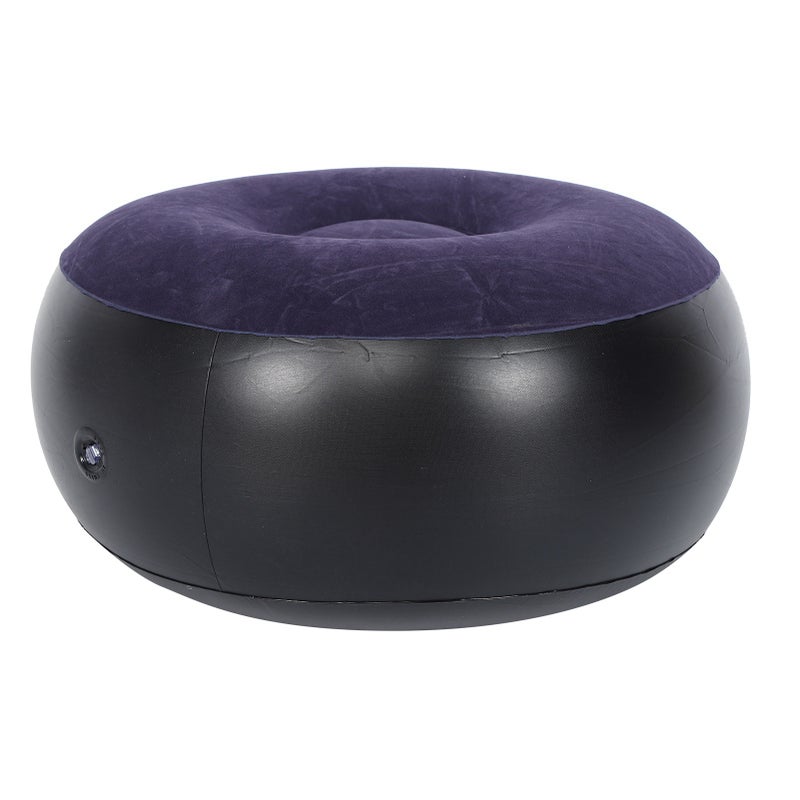 Portable Outdoor Camping Chair Inflatable Flocking Stool Footrest for Home Office Travel - Image 5