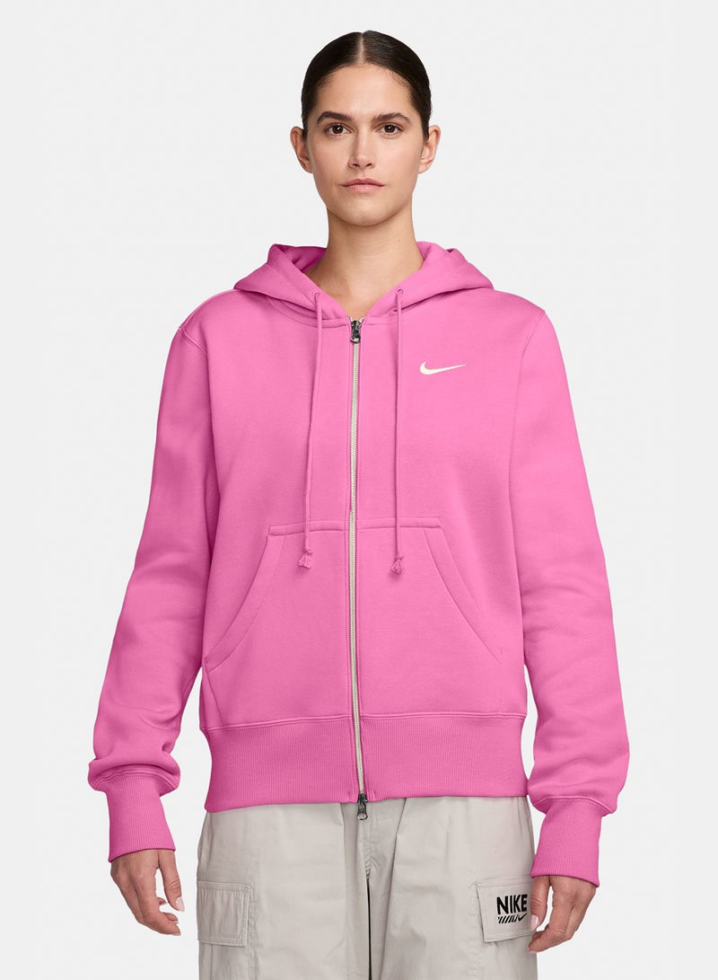 Nike Women’s Nike Sportswear Phoenix Fleece Standard Full-Zip Hoodie - Image 1