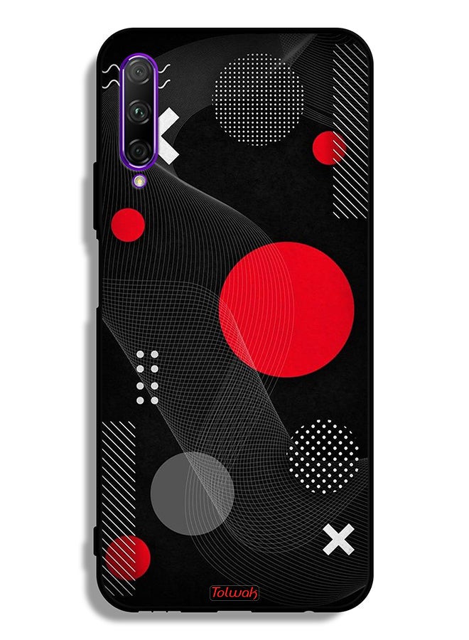 Tolwak Honor 9X Pro Protective Case Cover Round And Cross Shape Pattern - Image 2