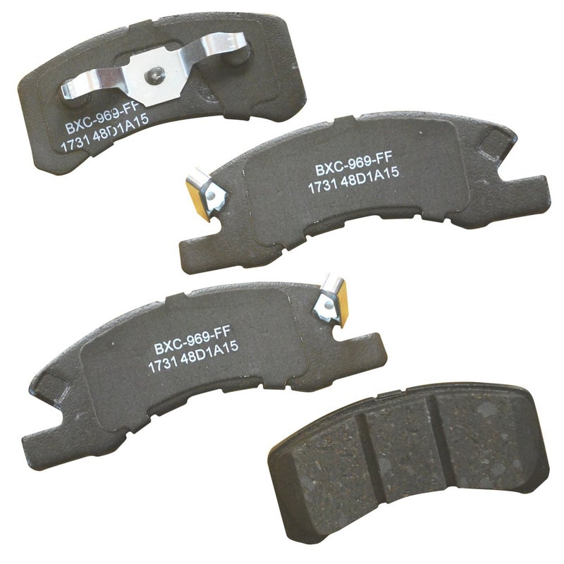 Bendix Premium SBC1731 Ceramic Front Brake Pads for Dodge Attitude 2020-2018, Mitsubishi Mirage 2023-2014, Mirage G4 2023-2017 - Image 3