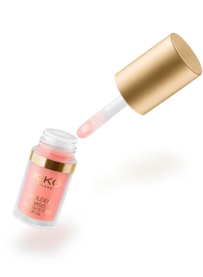 كيكو ميلانو GOLDEN OASIS NOURISH & SHINE LIP OIL - 01 Crystal Glass