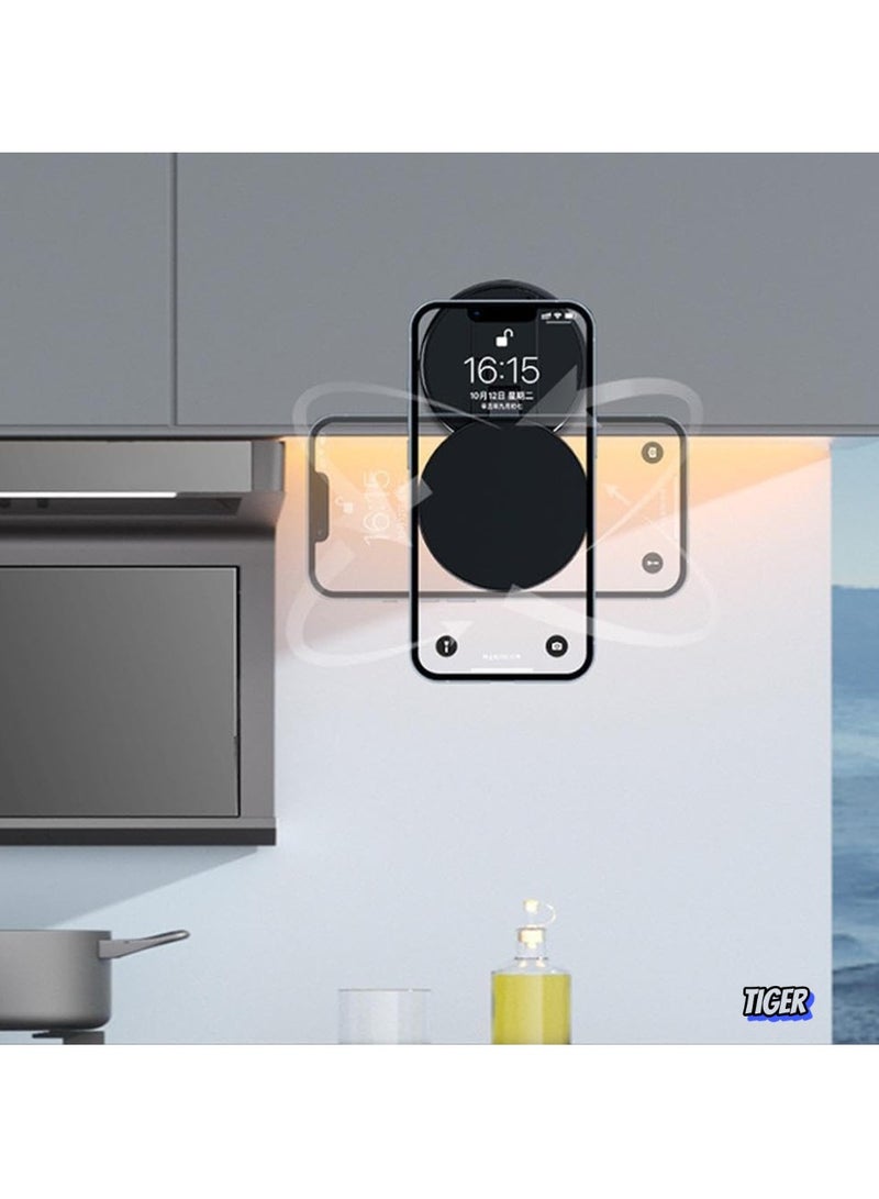 TIGER 360° Rotatable Car Magnetic Phone Holder, Electric Magnetic Suction Car Phone Mount, Universal Magnetic Car Mount Ultra (Black) – Strong Grip, Easy Installation, Compatible with All Smartphones - Image 5