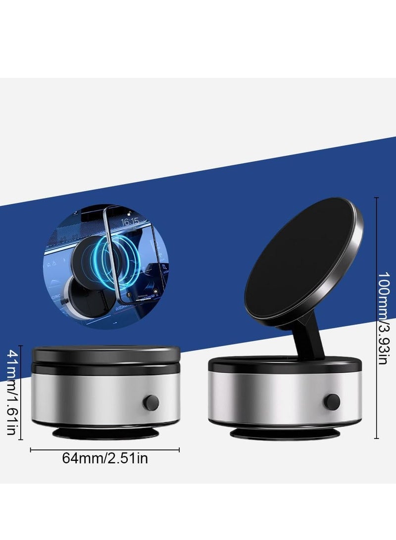 TIGER 360° Rotatable Car Magnetic Phone Holder, Electric Magnetic Suction Car Phone Mount, Universal Magnetic Car Mount Ultra (Black) – Strong Grip, Easy Installation, Compatible with All Smartphones - Image 2