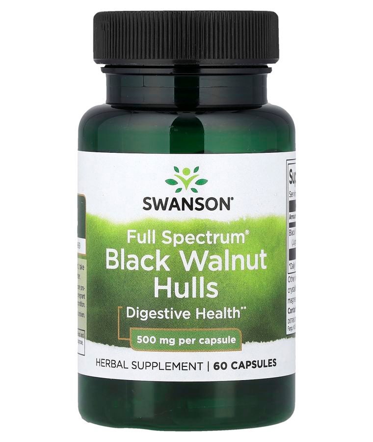 Full Spectrum® Black Walnut Hulls 500 mg 60 Capsules