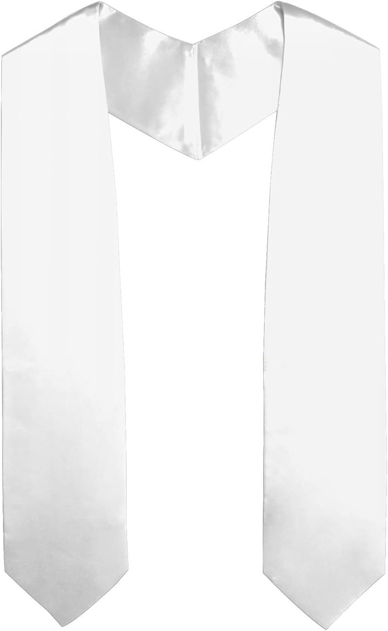 SAMDEEMI Unisex Adult Plain Graduation Stole Sash 60" long - Image 1