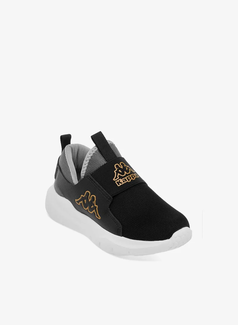 Kappa Boys' Logo Detail Slip-On Sports Shoes with Pull Up Tab