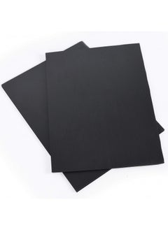 Corrugated Plastic Sheet for Indoor and Outdoor Use - 3/16 Inch Thick Poster Board, 24x36 Inches Pack of 2 Black Board Sheets Waterproof Coroplast Lightweight Blank Yard Signs