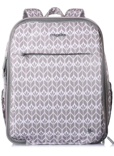 MAGELLAN Mommy One Step Collection Outdoor Portable Baby Bed Backpack 15 Inch From Magellan 239MA500-white