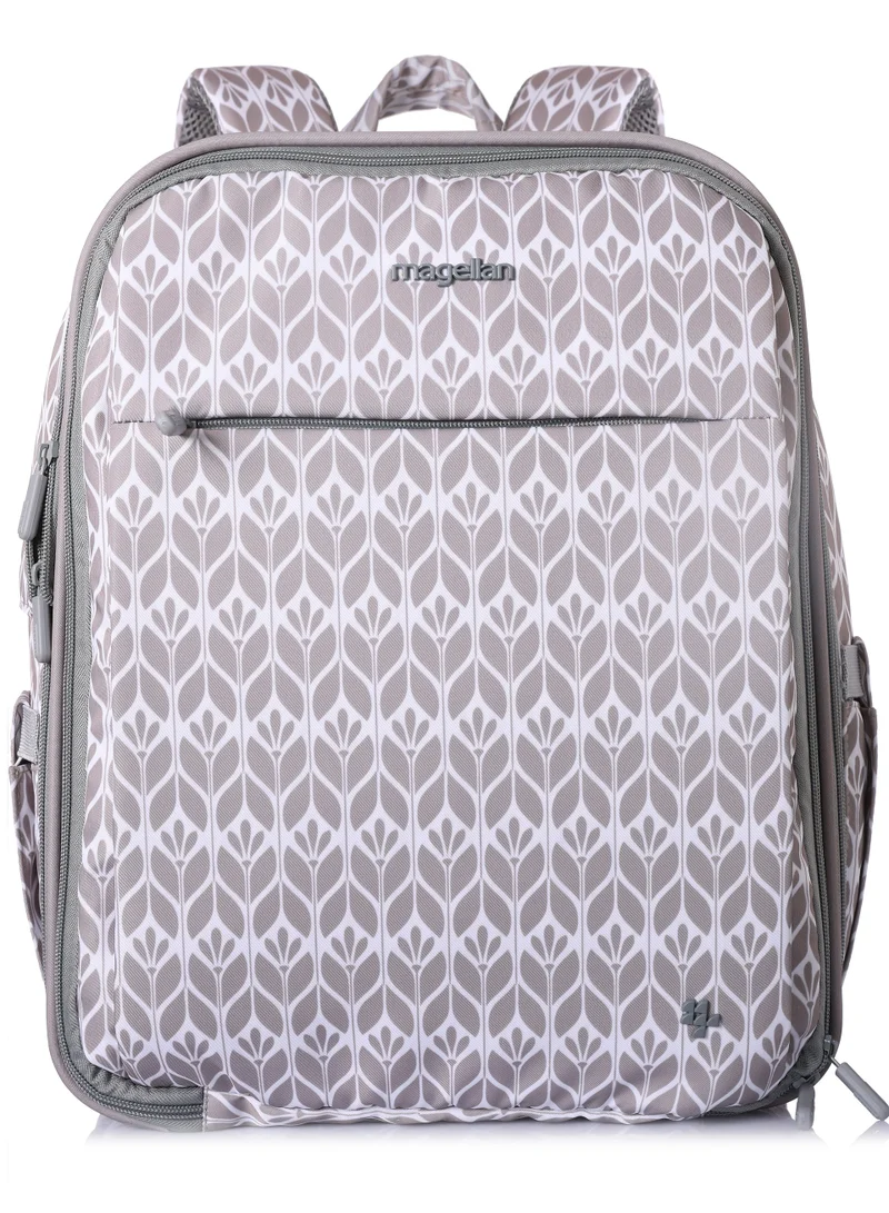 MAGELLAN Mommy One Step Collection Outdoor Portable Baby Bed Backpack 15 Inch From Magellan 239MA500-white