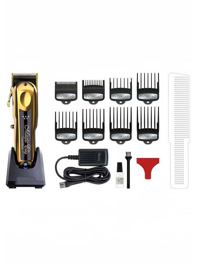 Professional cordless hair clipper - Lightweight adjustable conical blade super cone head cutting and trimming tool - Image 1