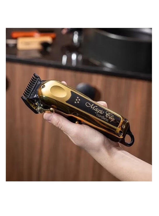 Professional cordless hair clipper - Lightweight adjustable conical blade super cone head cutting and trimming tool - Image 4