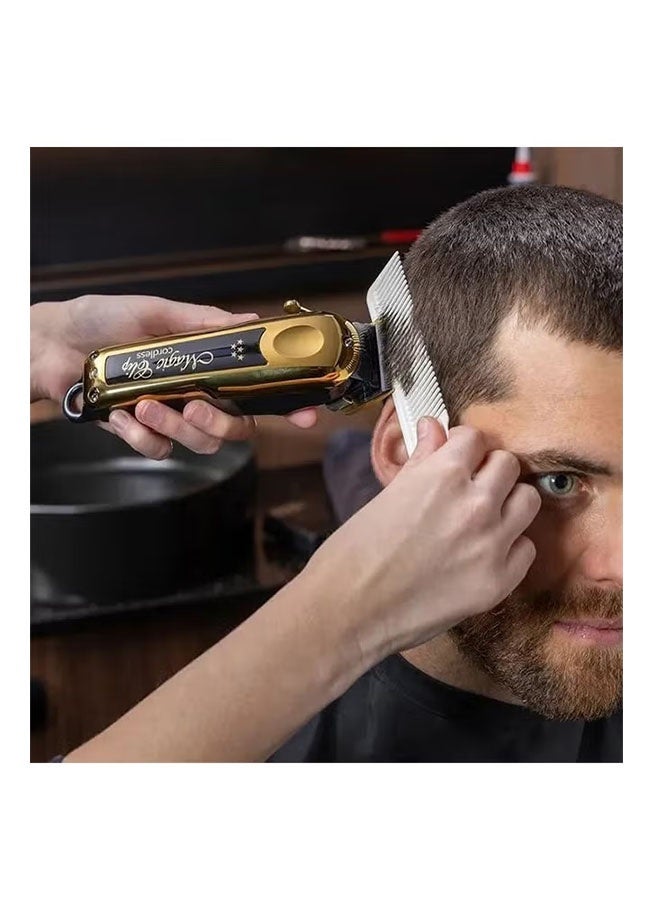 Professional cordless hair clipper - Lightweight adjustable conical blade super cone head cutting and trimming tool - Image 3