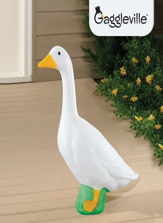 Fox Valley Traders Gaggleville Porch Goose™ Baby 17" H Statue - Image 3