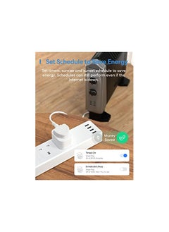 meross meross Mini Smart Plug 4 Pack, WiFi Plugs Compatible with HomeKit, Alexa, Google Home, SmartThings Wireless Remote Control Timer Plug No Hub Required  - Image 3