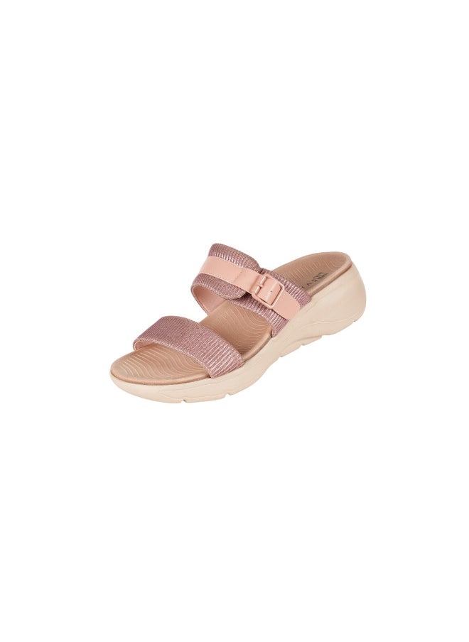 ZAYNA 221-262 Zayna Ladies Casual Sandals 23ABT531 Pink  - Image 3
