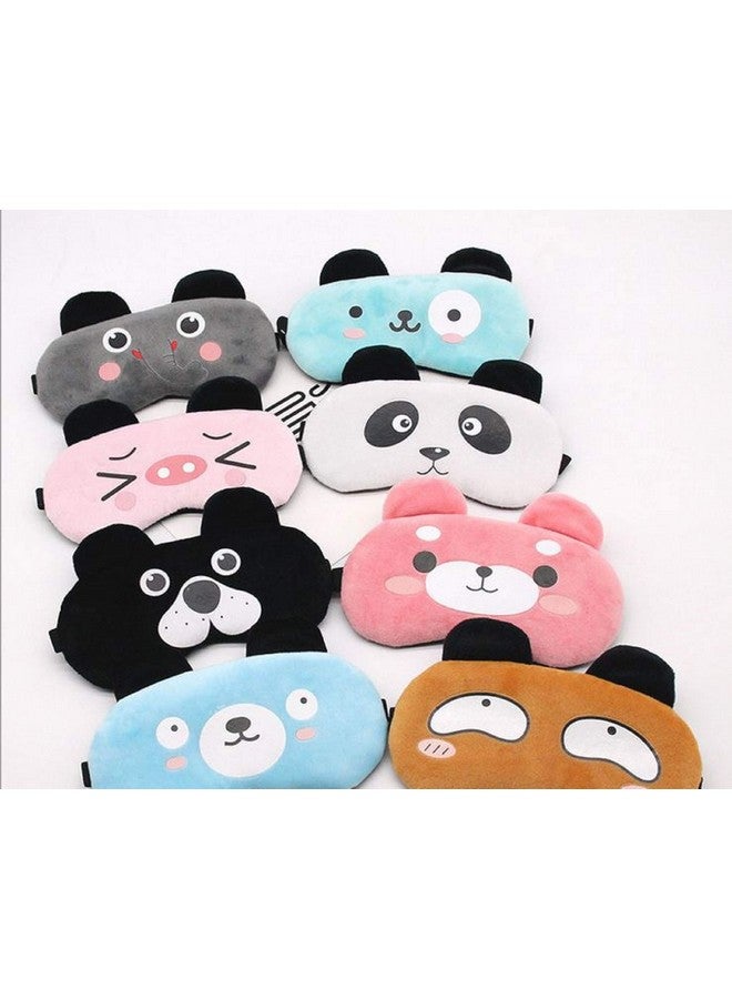 Jenna Cute Gel Fur Sleeping Eye Shade Mask Cover For Insomnia, Meditation, Puffy Eyes And Dark Circles, Pink  - Image 5