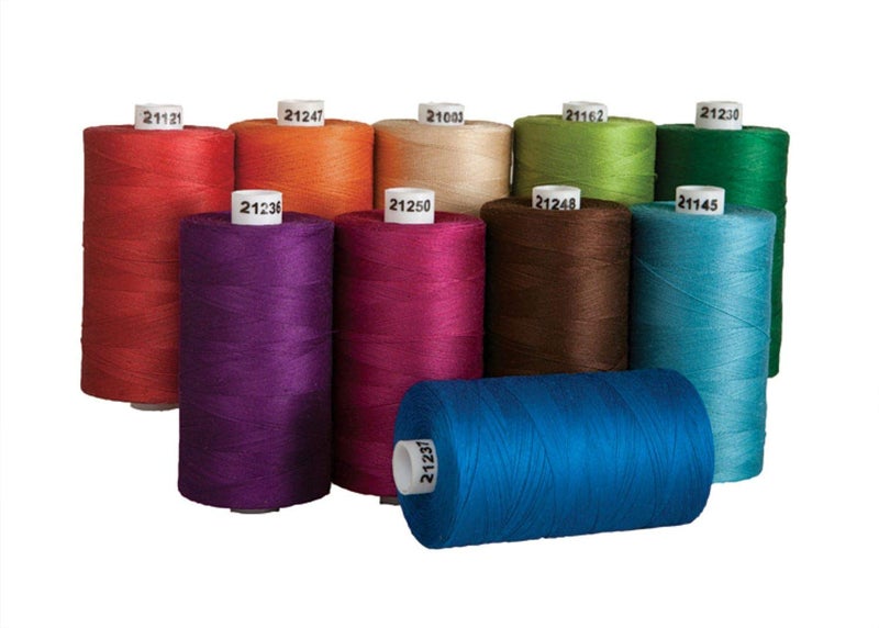 Connecting Threads 100 Cotton Thread Sets  1200 Yard Spools Set of 10  Bejeweled