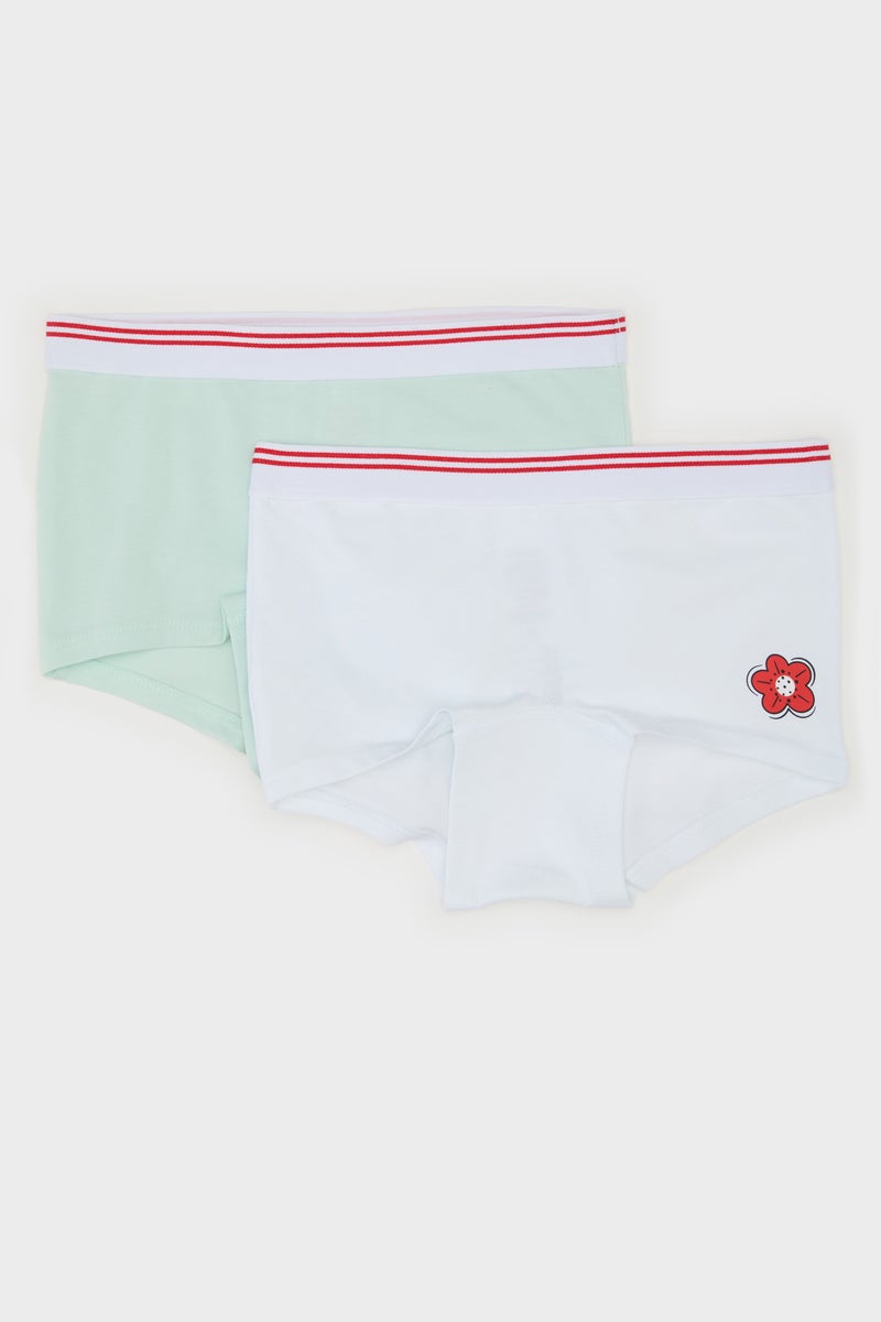 DeFacto Girl Floral 2 Piece Boxers  - Image 1