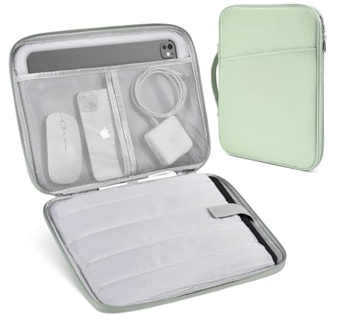 iKammo iPad Pro 12.9 Sleeve, Tablet Travel Carrying Case Bag for 13 Inch iPad Pro M5 2025 & iPad Air M2 with Magic/Smart Keyboard, Surface Pro 10/9/8/X, Green - Image 1