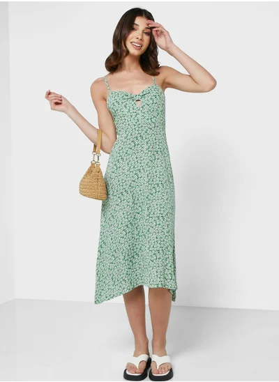 Ginger Cutout Back Detail Strapy Dress