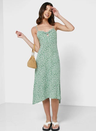 Floral Print Midi Dress