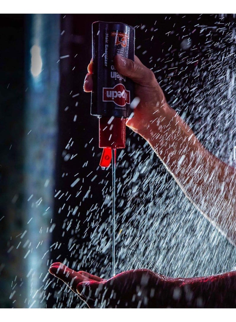 ألبيسين شامبو الكافيين ألفيسين C1، 8.45 أونصة سائلة (عبوة من 2) شامبو طبيعي للرجال لنمو الشعر الخفيف مع النياسين وزيت الخروع - Image 5