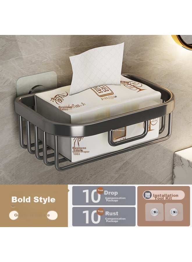 Additive Degree Jiadu Bathroom Tissue Box, Toilet Paper Holder, Paper Towel Dispenser, No-drill Toilet Paper Rack, Toilet Paper Storage Shelf - Image 1