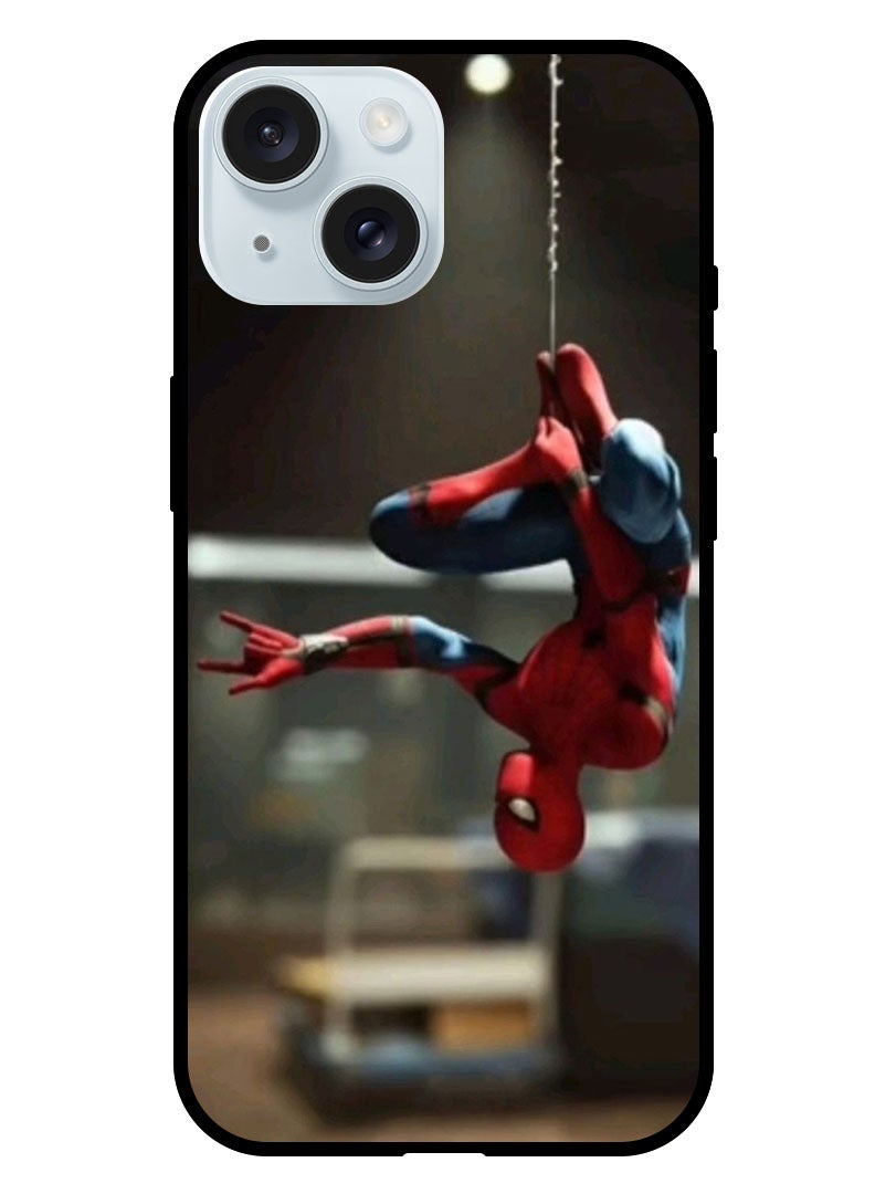 Theodor Protective Case Anti Scratch Shock Proof Bumper Cover For iPhone 15 Spider Haning - Image 1