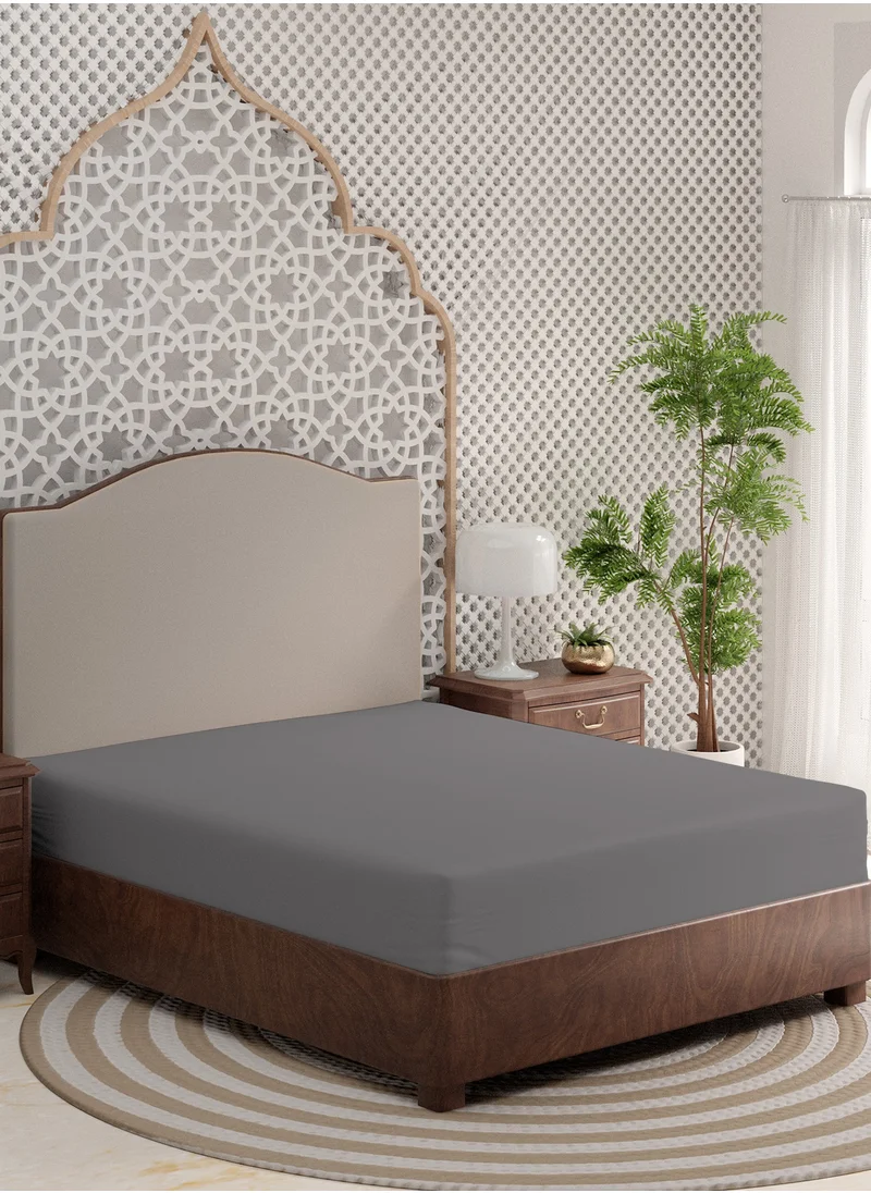 حس اللون شرشف مزدوج بمقاس Color Sense 300TC - رمادي داكن
