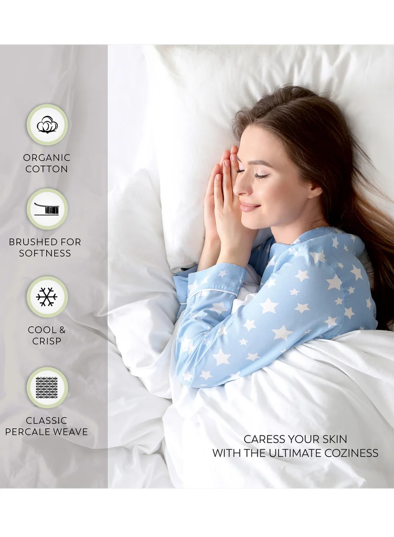 كولور سينس شرشف مزدوج بمقاس Color Sense 300TC - رمادي داكن