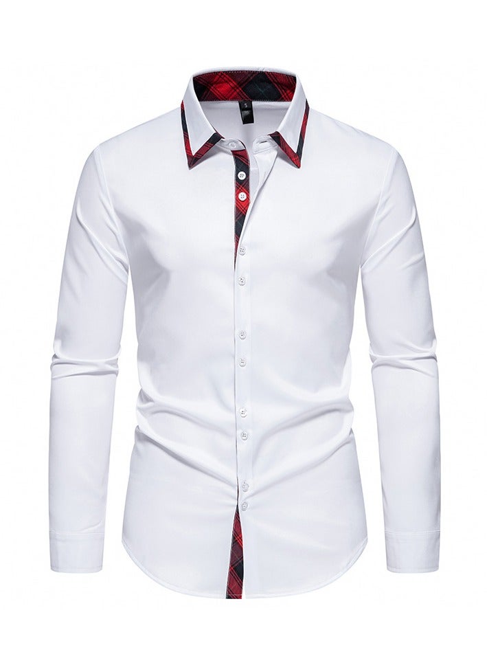 New Triangle Neck Long Sleeved Shirt