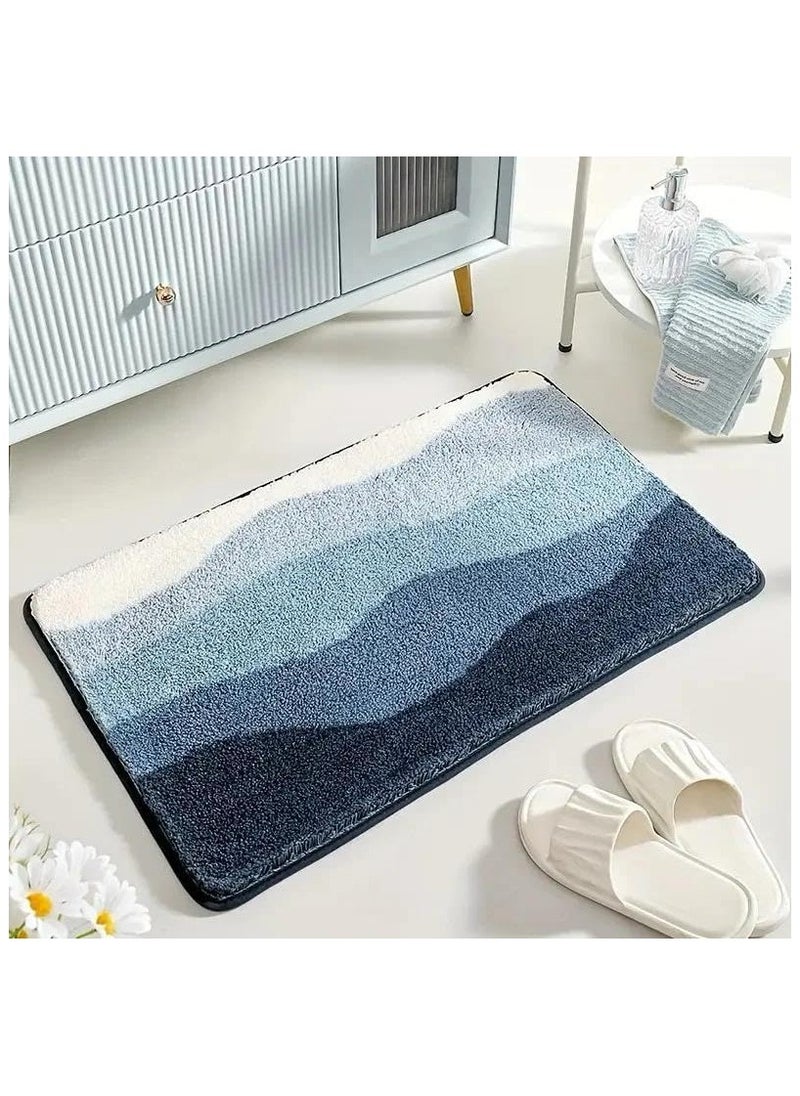VIO Large Bath Mat Extra Soft Absorbent Microfiber Non Slip Plush Shaggy Bath Rug Bath Carpet Runner Machine Washable Quick Dry Bathmats for Bathroom Floor Tub Shower Home Spa 80X50 CM  - Image 1