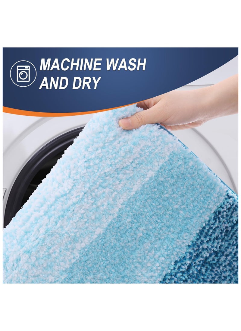 VIO Large Bath Mat Extra Soft Absorbent Microfiber Non Slip Plush Shaggy Bath Rug Bath Carpet Runner Machine Washable Quick Dry Bathmats for Bathroom Floor Tub Shower Home Spa 80X50 CM  - Image 5