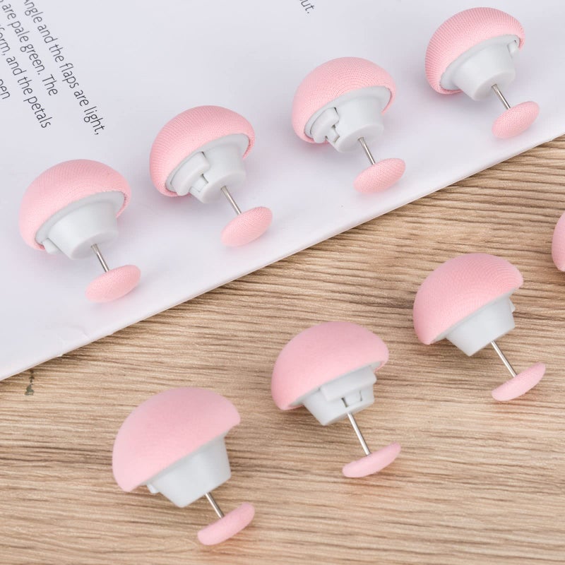 Potanro Duvet Clips Set 12 Pcs Duvet Pins, Duvet Button Fasteners Keeps Comforter from Shifting (Pink) - Image 5