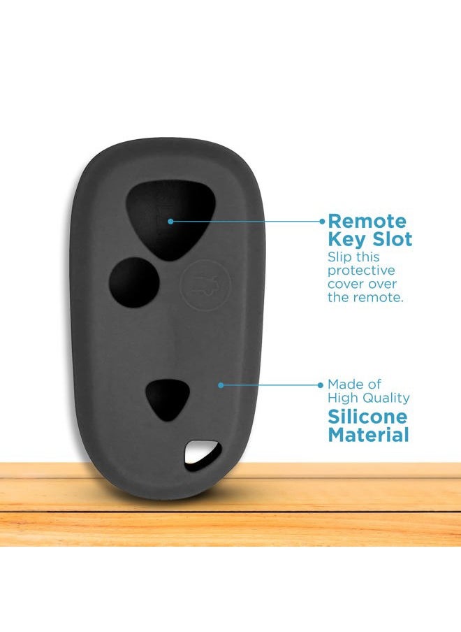 Keyless2Go Replacement for New Silicone Cover Protective Case for Remote Key Fobs with FCC E4EG8D-444H-A - Black  - Image 4