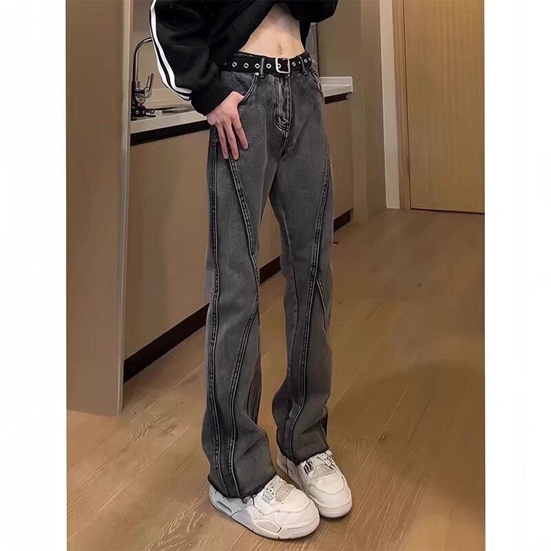 Unisex Classic Denim Jeans Loose Fit Daily Outdoor Wear - Image 3