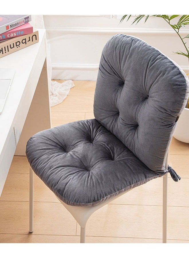 MLADEN - Desk Chair Cushion Comfortable Plush Chair Cushion  Office Chair Cushion Seat with Fixing Band And Back Support Lazy Sofa Cushion For Home Office Patio Dormitory Library(Grey) - Image 1