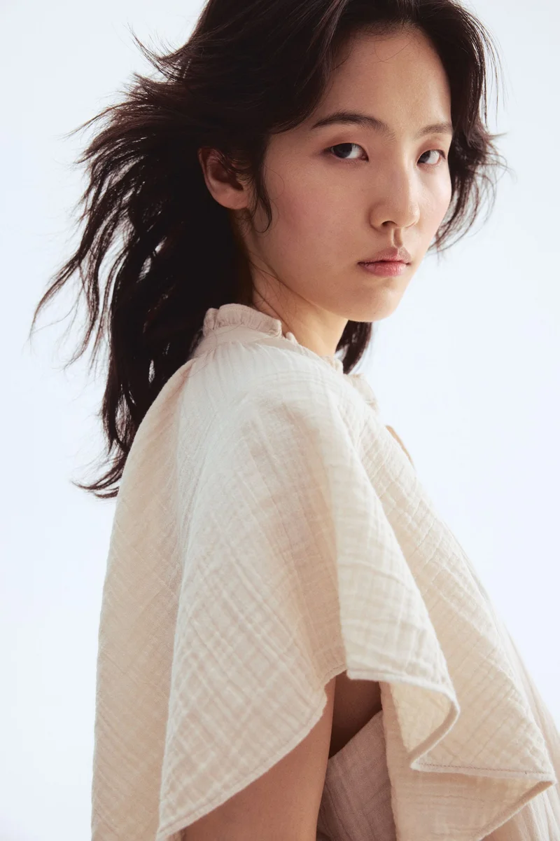 اتش اند ام فستان قطن -