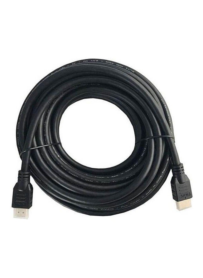أيسر HDMI Cable 10M  | HIGH SPEED Long Lead with Ethernet ARC 3D | Full HD 1080P PS4 Xbox One Sky HD TV Laptop PC Monitor CCTV acer cable 10m - Image 1