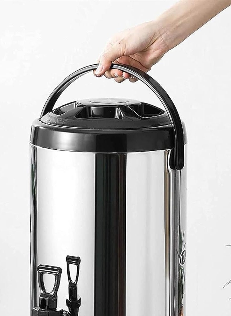 8L Stainless Steel Insulated Beverage Dispenser – Hot & Cold Drink Server - Image 2