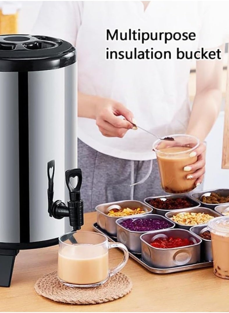 8L Stainless Steel Insulated Beverage Dispenser – Hot & Cold Drink Server - Image 5