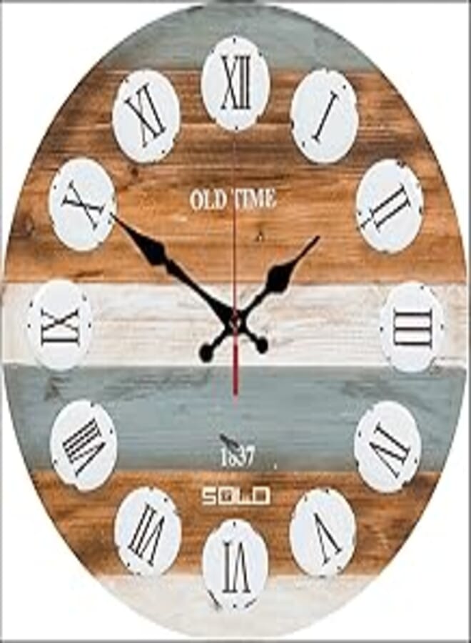 Wood Analog Clock - Wall Clocks-AA