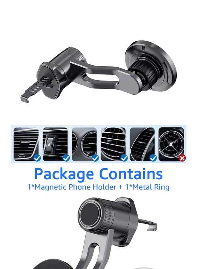Magnetic Car Phone Holder for Vents Compatible with MagSafe Phones  - Image 2